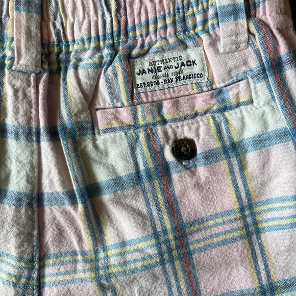 Adorable 2 Janie and Jack baby boy shorts size 12-18Mo - Picture 5 of 7